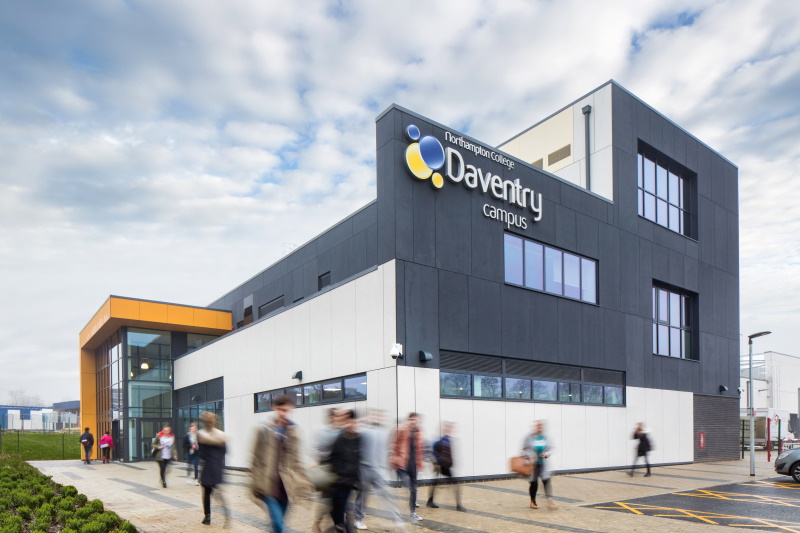 An external image of our Daventry Campus.